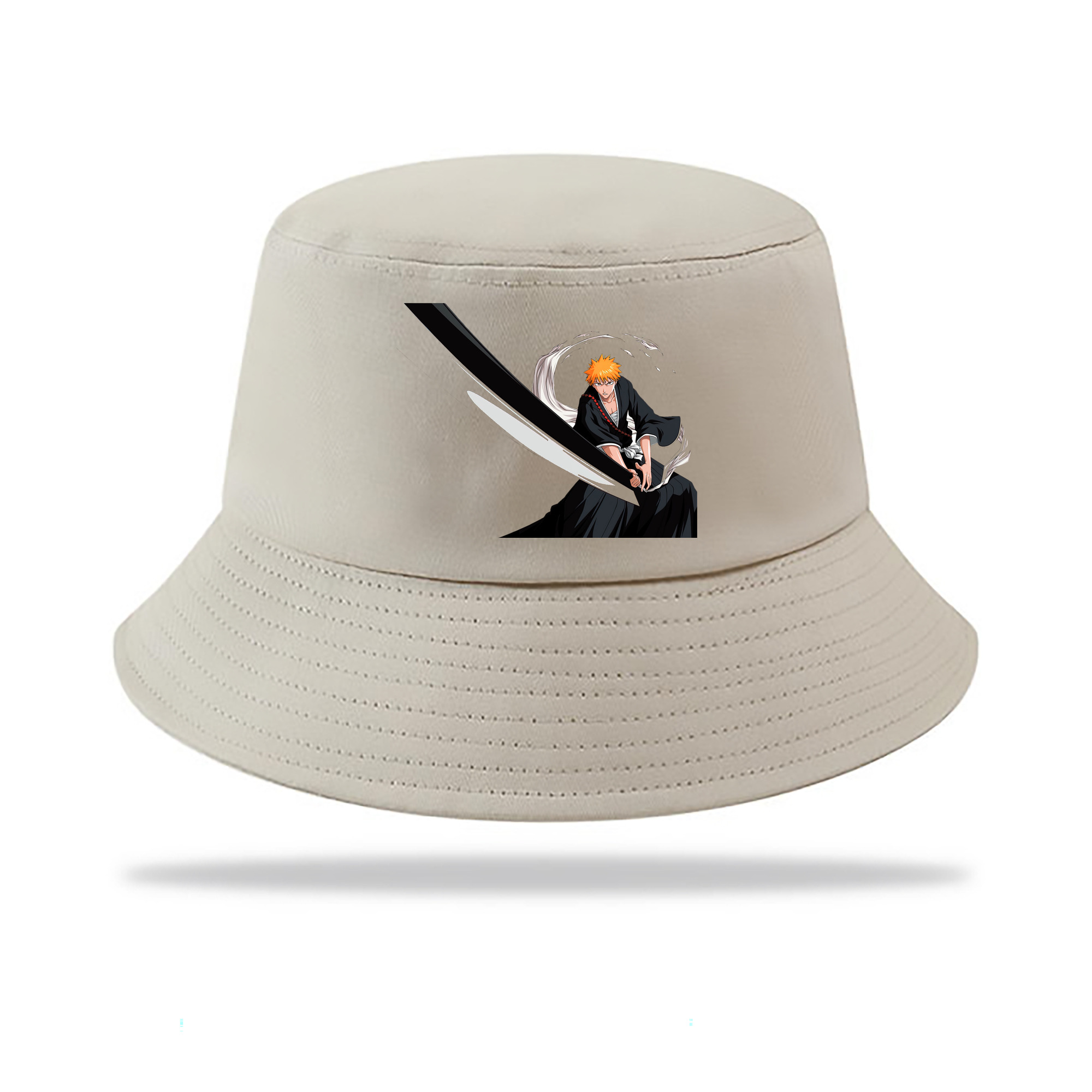 （画像用） ブリーチ 黒崎一護（くろさき いちご）BLEACH Kurosaki Ichigo アウトドア日除けバケットハット